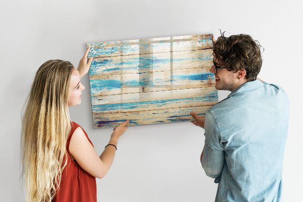 Decoratief glazen wandbord beschrijfbaar en magnetisch Stijlvol bord voor foto's en notities
