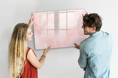 Memobord van glas met print inclusief neodymium magneten Een prikbord voor het presenteren van herinneringen en foto's