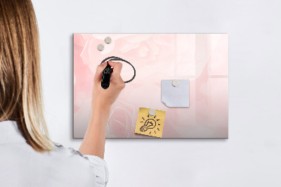 Memobord van glas met print inclusief neodymium magneten Een prikbord voor het presenteren van herinneringen en foto's