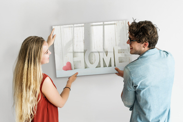 Memobord van glas met print inclusief neodymium magneten Wanddecoratie met persoonlijke herinneringen