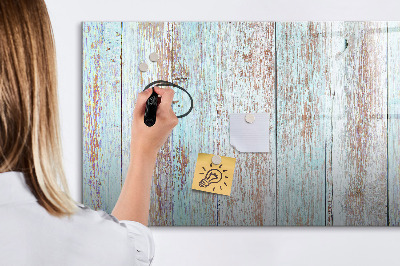 Memobord van glas met print inclusief neodymium magneten Een prikbord voor het ophangen van herinneringen en notities.