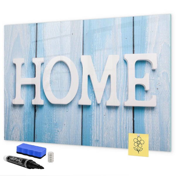 Wanddecoratie met een huiselijk thema