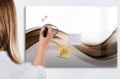 Decoratief glazen wandbord beschrijfbaar en magnetisch Modern fotodisplaybord