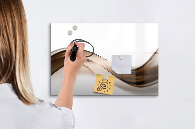 Decoratief glazen wandbord beschrijfbaar en magnetisch Modern fotodisplaybord