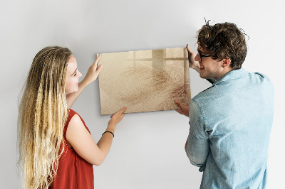 Decoratief glazen wandbord beschrijfbaar en magnetisch Notitiebord met accessoires