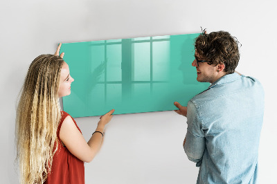 Memobord van glas met print inclusief neodymium magneten Een kleurrijk prikbord voor notities en foto's