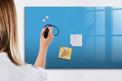 Decoratief glazen wandbord beschrijfbaar en magnetisch Een kleurrijk prikbord voor notities en foto's