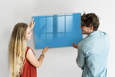 Decoratief glazen wandbord beschrijfbaar en magnetisch Een kleurrijk prikbord voor notities en foto's