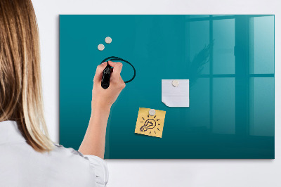 Memobord van glas met print inclusief neodymium magneten Een kleurrijk prikbord voor notities en foto's