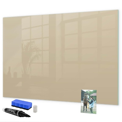 Memobord van glas met print inclusief neodymium magneten Een knusse plek voor herinneringen en aantekeningen.