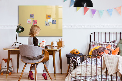 Decoratief glazen wandbord beschrijfbaar en magnetisch Een knusse plek voor herinneringen en aantekeningen.
