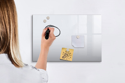 Memobord van glas met print inclusief neodymium magneten Een praktisch prikbord voor notities en foto's.