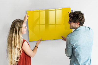 Decoratief glazen wandbord beschrijfbaar en magnetisch Een kleurrijk prikbord voor notities en foto's