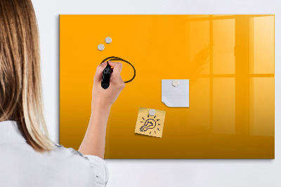 Memobord van glas met print inclusief neodymium magneten Een kleurrijk prikbord voor notities en foto's
