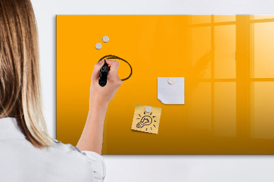 Memobord van glas met print inclusief neodymium magneten Een kleurrijk prikbord voor notities en foto's