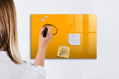 Memobord van glas met print inclusief neodymium magneten Een kleurrijk prikbord voor notities en foto's