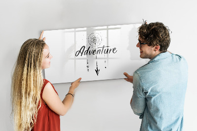 Memobord van glas met print inclusief neodymium magneten Creatief moodboard voor het presenteren van herinneringen