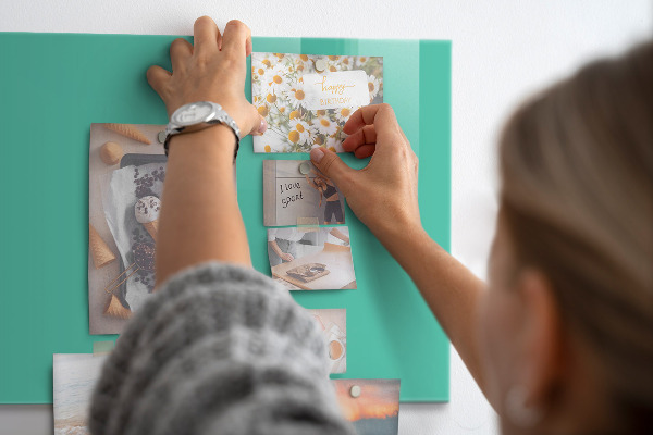 Magneetbord Turkooiskleur