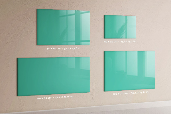 Magneetbord Turkooiskleur