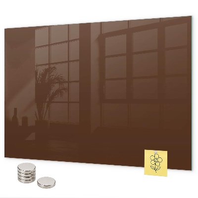 Magneetbord Bruine kleur