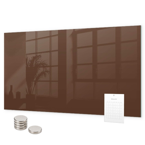 Magneetbord Bruine kleur