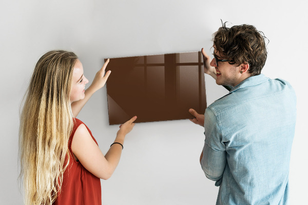 Magneetbord Bruine kleur