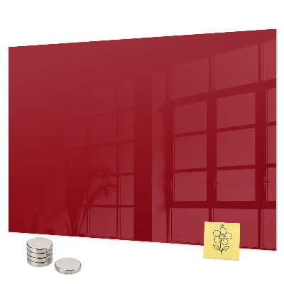 Magneetbord Rode kleur