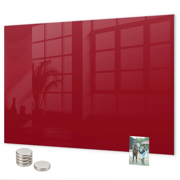 Magneetbord Rode kleur