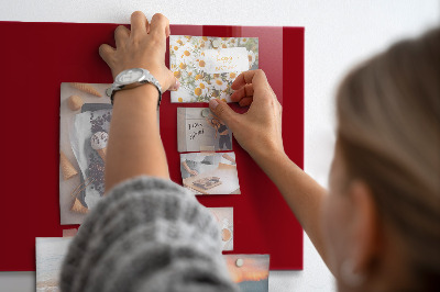 Magneetbord Rode kleur