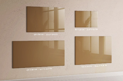 Magnetisch bord Donkerbeige kleur