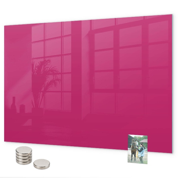 Magneetbord Intense roze kleur