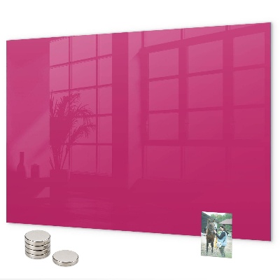 Magneetbord Intense roze kleur