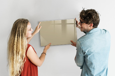 Magnetisch bord Beige kleur