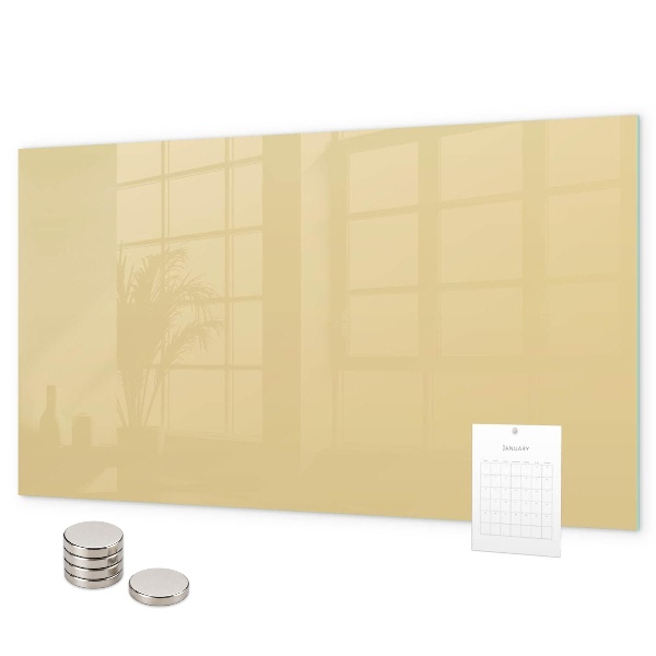 Magneetbord Crème kleur