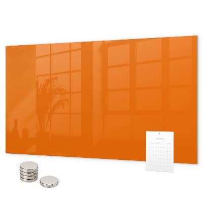 Magneetbord Oranje kleur