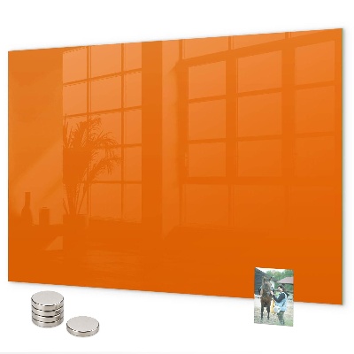 Magneetbord Oranje kleur