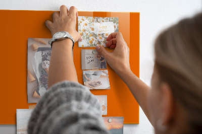 Magneetbord Oranje kleur