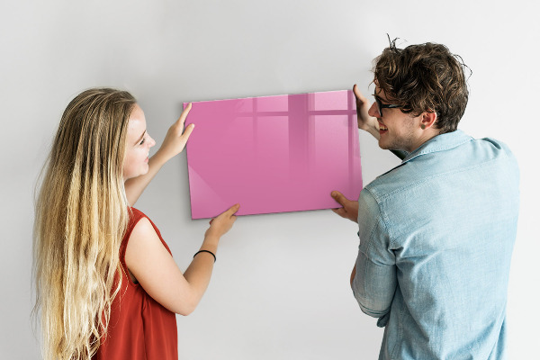 Magnetisch bord Roze