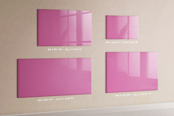 Magnetisch bord Roze