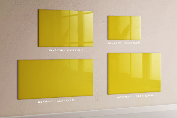 Magneetbord Lichtgele kleur