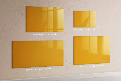 Magnetisch bord Goudgele kleur