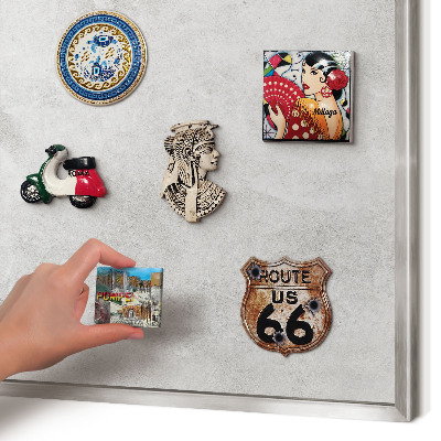 Decoratief metalen magneetbord in een zilveren lijst Grijze elegantie