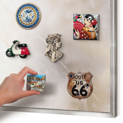 Decoratief metalen magneetbord in een zilveren lijst Zachte lichtheid