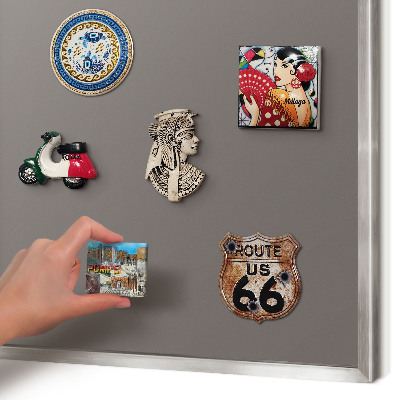 Decoratief metalen magneetbord in een zilveren lijst Donkergrijs