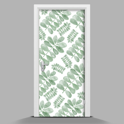 Okleina samoprzylepna na drzwi Listki akacji