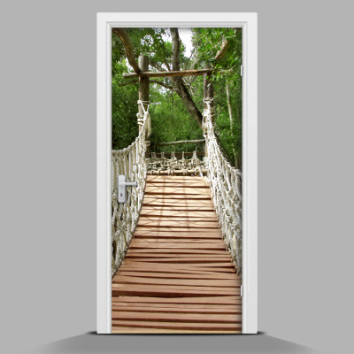 Naklejka na drzwi samoprzylepna Droga w las