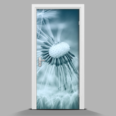 deursticker Blauwe paardenbloem