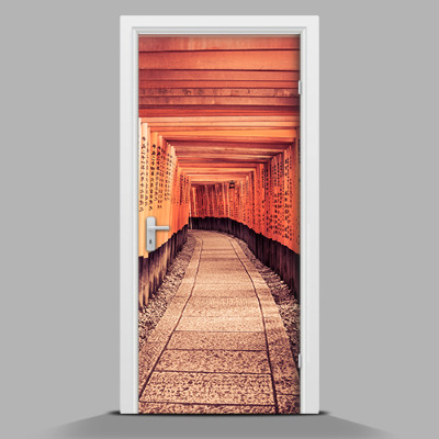 Zelfklevende deur sticker In Azië