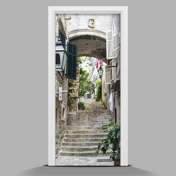 Zelfklevende deursticker Zuidelijke Straat