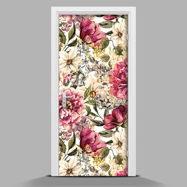 deursticker Net als in een tuin